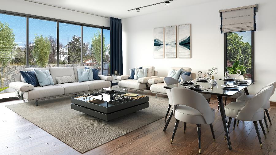 2 Bedroom Semi-Detached Villa in Alsancak Ref. NC7772