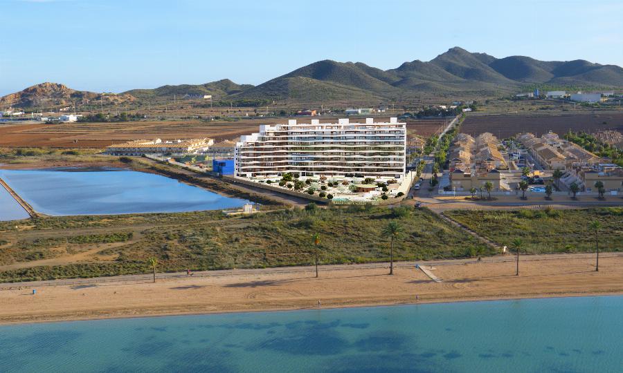 Beautiful 2 bedroom apartment directly located on the inland sea Mar Menor near Murcia! Ref. SPA14