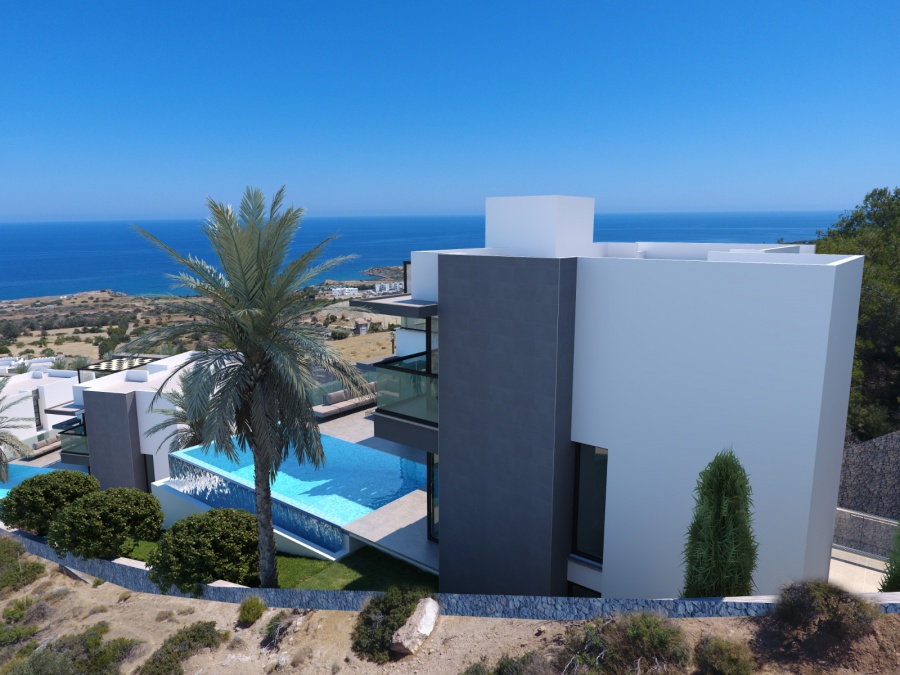 Panoramic sea view modern villa with 3 bedrooms  Ref. NC7907