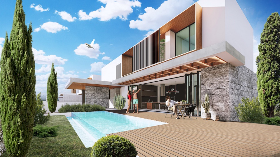 Extra modern 4 bedroom villas near Kyrenia Ref. NC7906